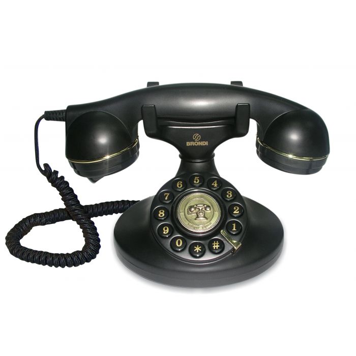 Brondi Vintage 10 Telefono Fisso, Nero : : Elettronica